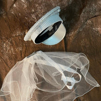 Women Bride Captain Hat Military style Hat - Luxurious Weddings