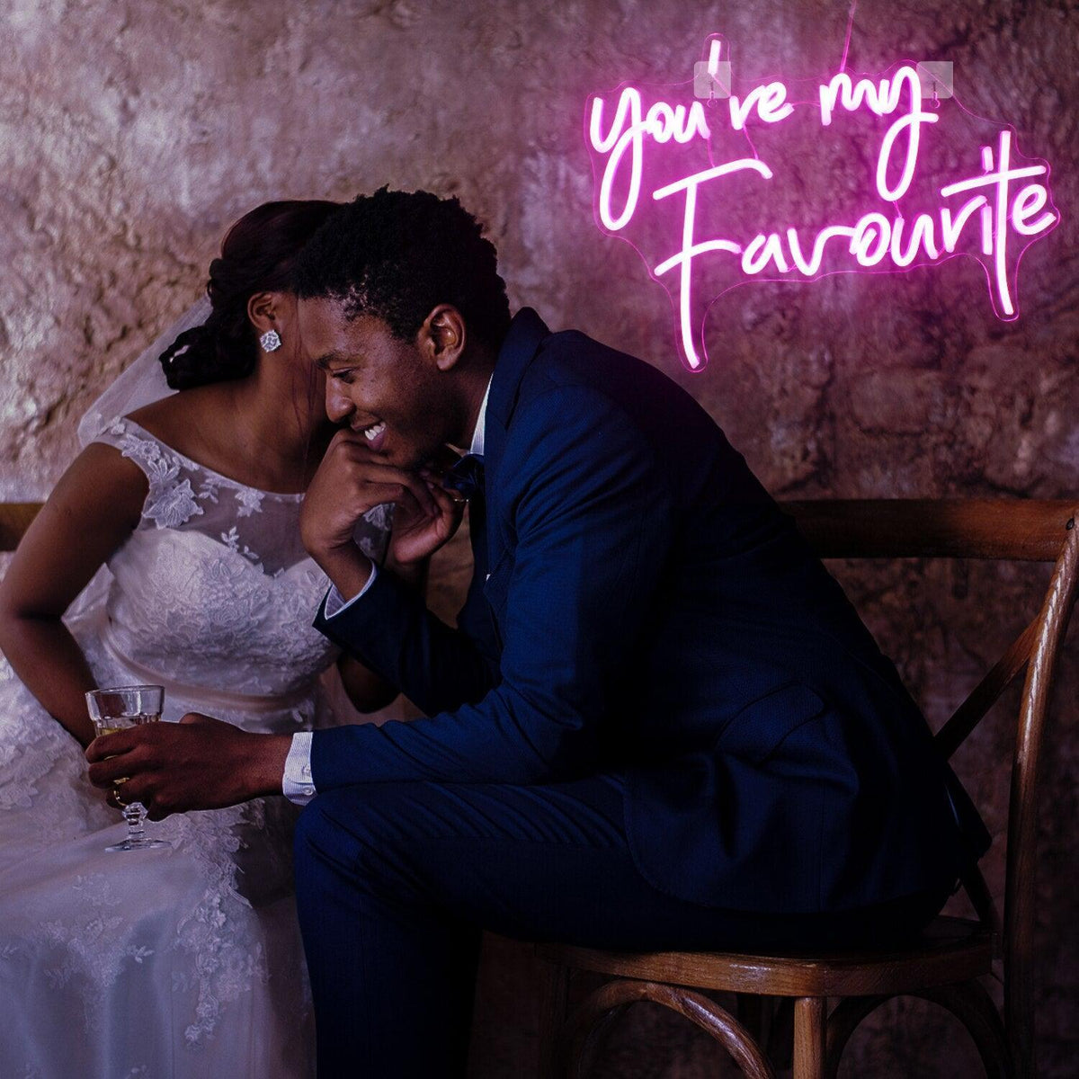 You're my favorite Neon Sign - Luxurious Weddings